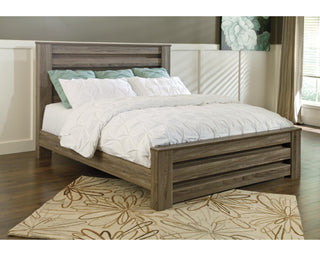 Zelen King Panel Bed, Dresser and Mirror