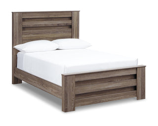 Zelen Full Panel Bed, Dresser and Mirror