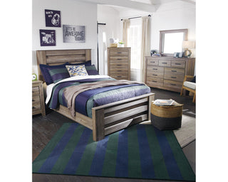 Zelen Full Panel Bed