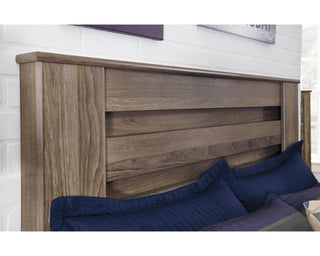 Zelen King Panel Bed, Dresser and Mirror