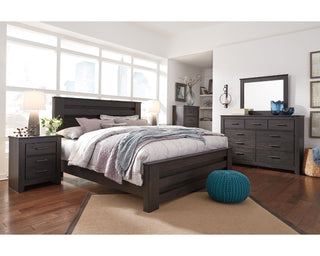 Brinxton King Panel Bed, Dresser, Mirror, Chest and Nightstand