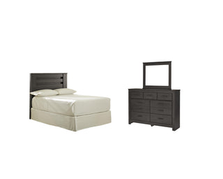 Brinxton Full Panel Headboard, Dresser and Mirror