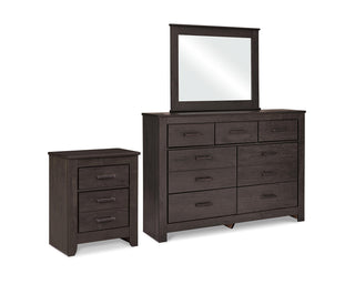 Brinxton Dresser, Mirror and Nightstand