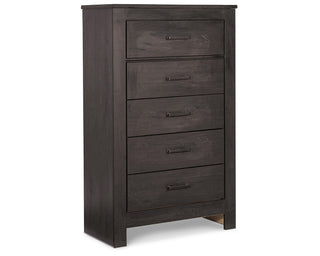 Brinxton Queen Panel Bed, Dresser, Mirror, Chest and Nightstand