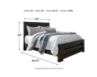 Brinxton King/California King Panel Headboard, Dresser and Mirror