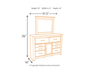 Juararo Dresser and Mirror