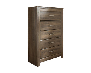 Juararo King Poster Bed, Dresser, Mirror and Chest