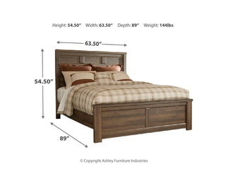 Juararo Queen Panel Headboard, Dresser and Mirror