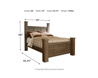 Juararo Queen Poster Bed