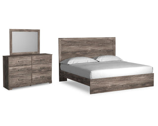 Ralinksi King Panel Bed, Dresser and Mirror