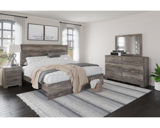Ralinksi King Panel Bed, Dresser, Mirror, and Nightstand
