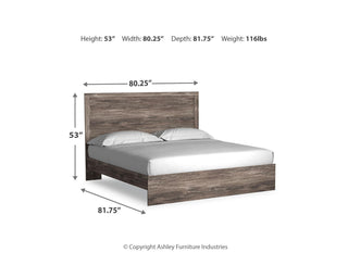 Ralinksi King Panel Bed, Dresser and Mirror