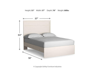 Stelsie Full Panel Bed, Dresser and Mirror