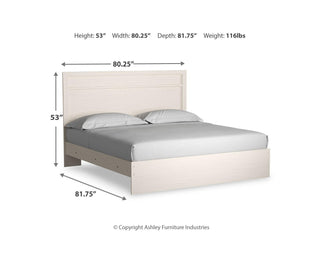 Stelsie King Panel Bed, Dresser and Mirror