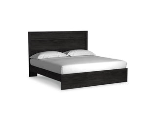 Belachime King Panel Bed and Nightstand
