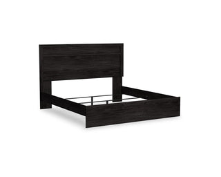 Belachime King Panel Bed and Nightstand