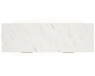 Cadmori King Upholstered Panel Bed, Dresser and Nightstand