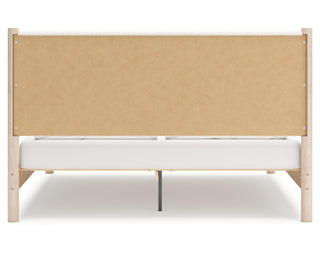 Cadmori King Upholstered Panel Bed, Dresser and Nightstand