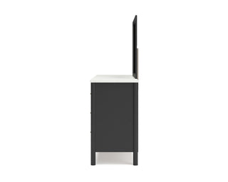 Cadmori King Panel Bed, Dresser, Mirror and Nightstand