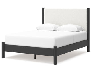 Cadmori Queen Upholstered Panel Bed