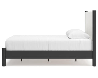 Cadmori Queen Upholstered Panel Bed