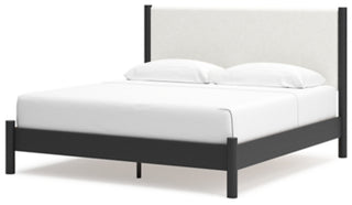 Cadmori King Panel Bed, Dresser, Mirror and Nightstand