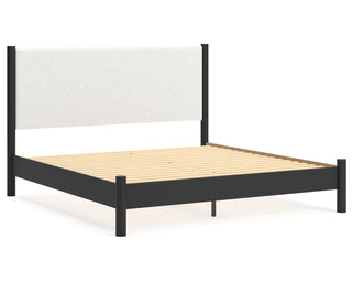 Cadmori King Panel Bed, Dresser, Mirror and Nightstand