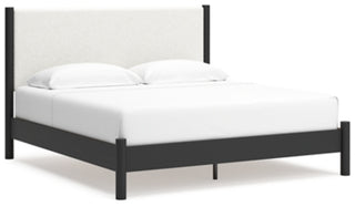 Cadmori King Panel Bed, Dresser, Mirror and Nightstand