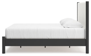 Cadmori King Panel Bed, Dresser, Mirror and Nightstand
