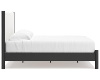 Cadmori King Panel Bed, Dresser, Mirror and Nightstand