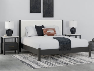 Cadmori King Panel Bed, Dresser, Mirror and Nightstand