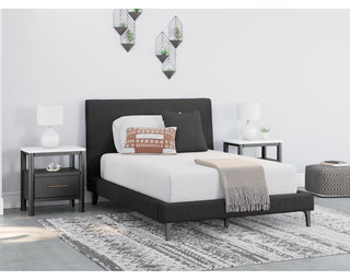 Cadmori Full Upholstered Bed with Roll Slats
