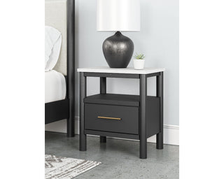 Cadmori King Panel Bed, Dresser, Mirror and Nightstand