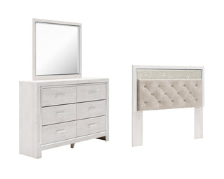 Altyra Queen Panel Headboard, Dresser and Mirror