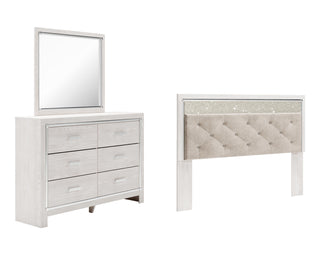 Altyra King Panel Headboard, Dresser and Mirror