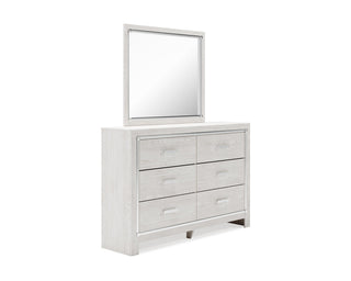 Altyra Queen Upholstered Panel Bed, Dresser, Mirror, Chest and Nightstand