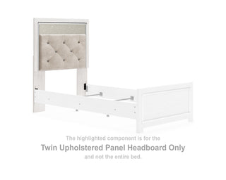 Altyra Twin Upholstered Panel Headboard