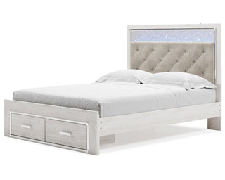 Altyra Queen Storage Bed, Dresser, Mirror, Chest and Nightstand