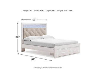 Altyra Queen Storage Bed, Dresser, Mirror, Chest and Nightstand