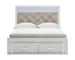 Altyra Queen Panel Storage Bed, Dresser, Mirror and Chest