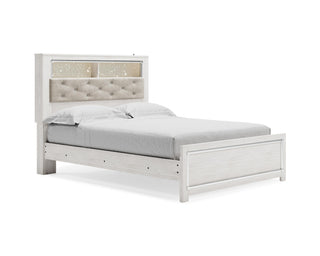 Altyra Queen Panel Bookcase Bed, Dresser and Mirror