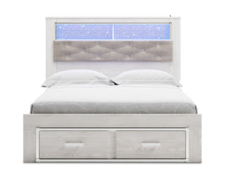 Altyra Queen Panel Storage Bed, Dresser, Mirror and Nightstand