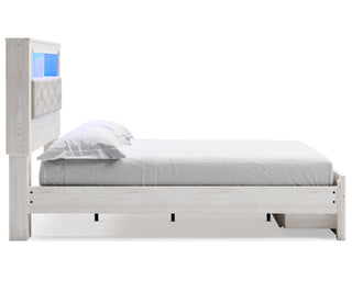 Altyra Queen Panel Storage Bed, Dresser, Mirror and Nightstand