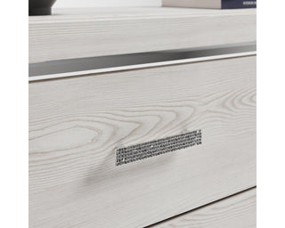 Altyra Queen Bookcase Panel Bed, Dresser, Mirror and Chest