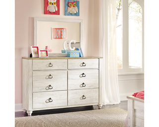 Willowton Dresser and Mirror