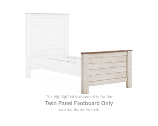 Willowton Twin Panel Footboard