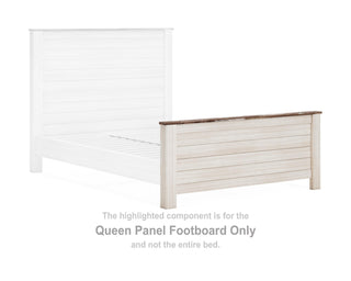 Willowton Queen Panel Footboard