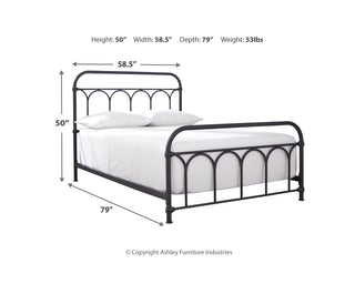 Nashburg Full Metal Bed