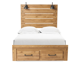 Pasklyn Queen Panel Storage Bed