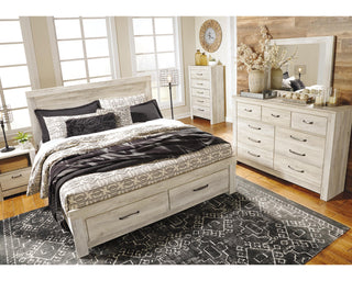 Bellaby King Platform Bed with 2 Storage Drawers